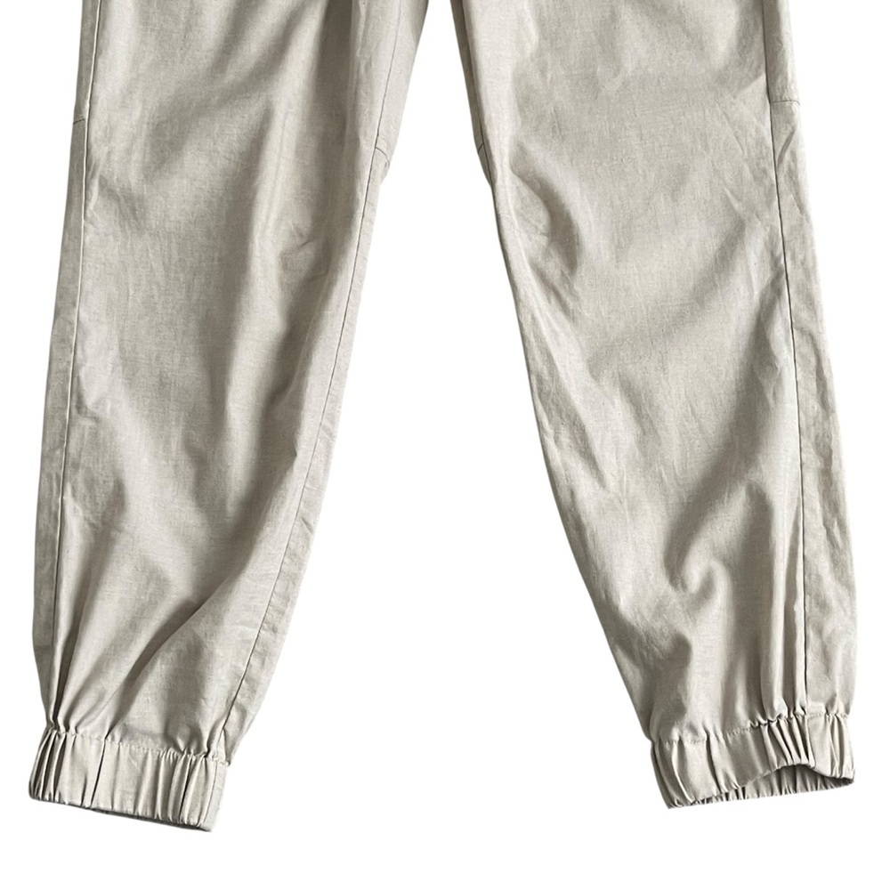 Prana Mantra Drawstring Jogger Pants in Beige Women’s Size XS Hemp Lightweight - Picture 4 of 9